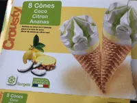 Cones coco citron ananas