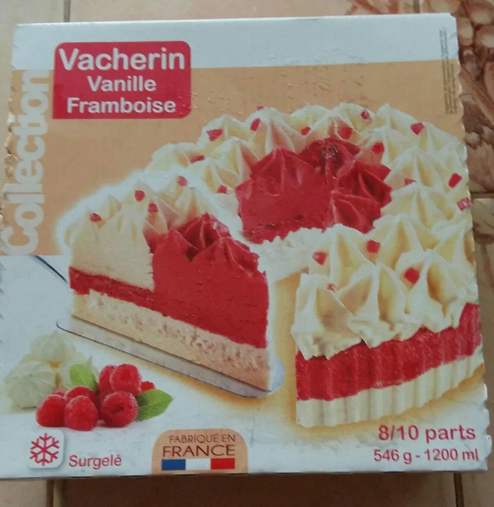 Vacherin vanillé framboise