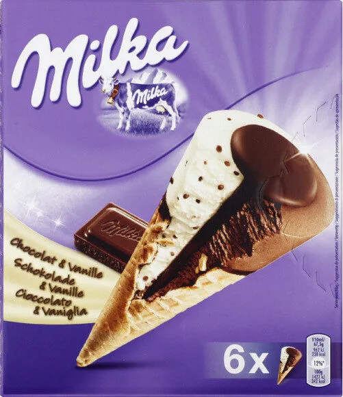 Cônes chocolat & vanille