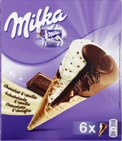 Cônes chocolat & vanille