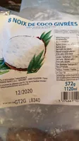 8 noix de coco givrée