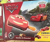 Glaces chocolat & vanille Cars