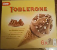 Cônes glace au cacao miel & morceaux de chocolat au lait