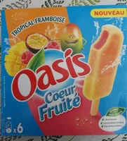 Coeur fruité Tropical Framboise Oasis