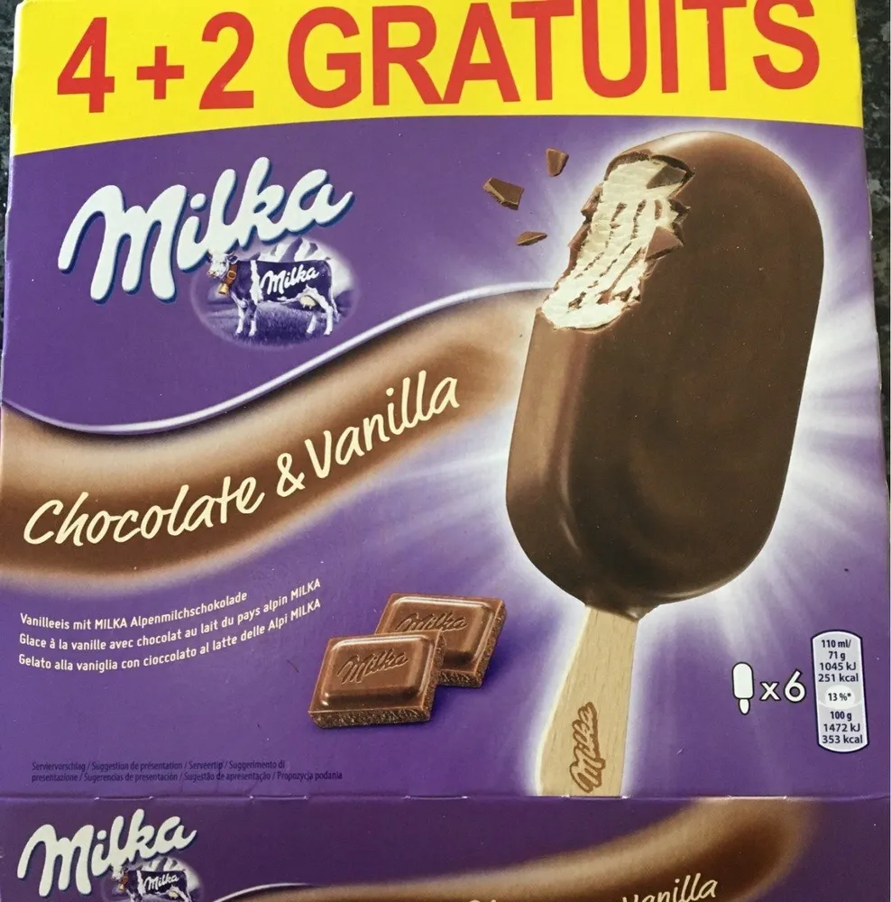 Milka chocolate & vanilla