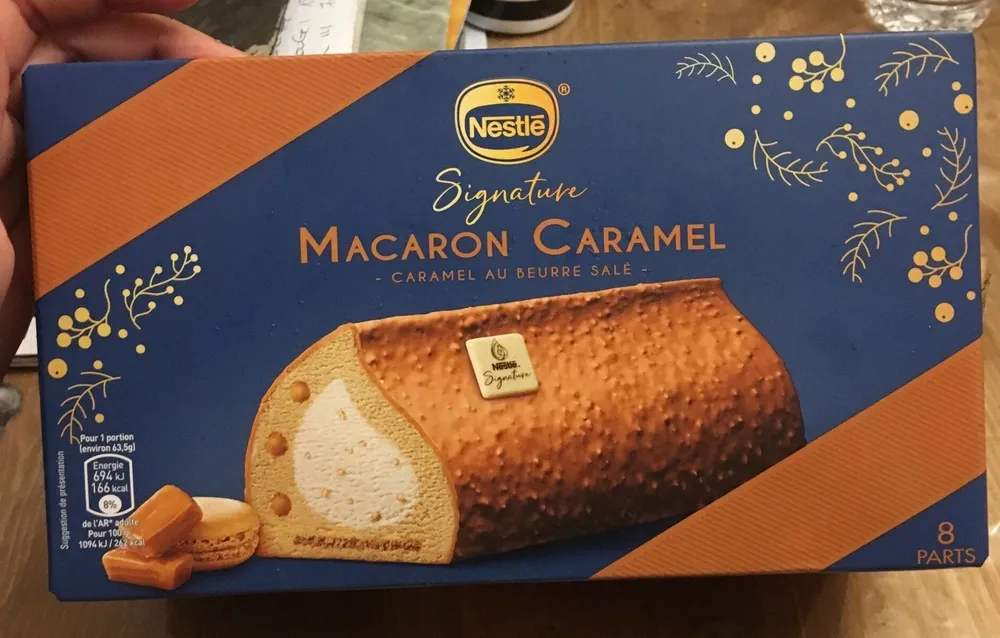 Macaron caramel