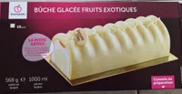Bûche glacée fruits exotiques