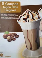Coupe façon café liégeois