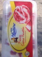 Glace fraise creme fouettée