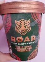 Plant based ice cream (Hemp seed chocolate brownie)