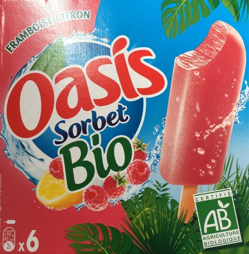 Oasis sorbet bio