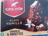 Glace vanille chocolat & noisettes 4 x 65 g