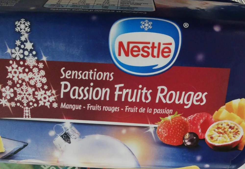 Sensation passion fruits rouges