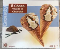 Cones vanille & Chocolat