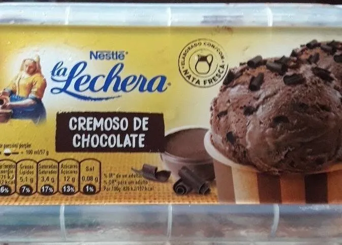 Helado la lechera choco