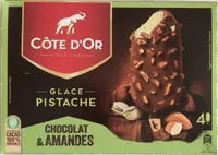 Glace pistache chocolat & amandes
