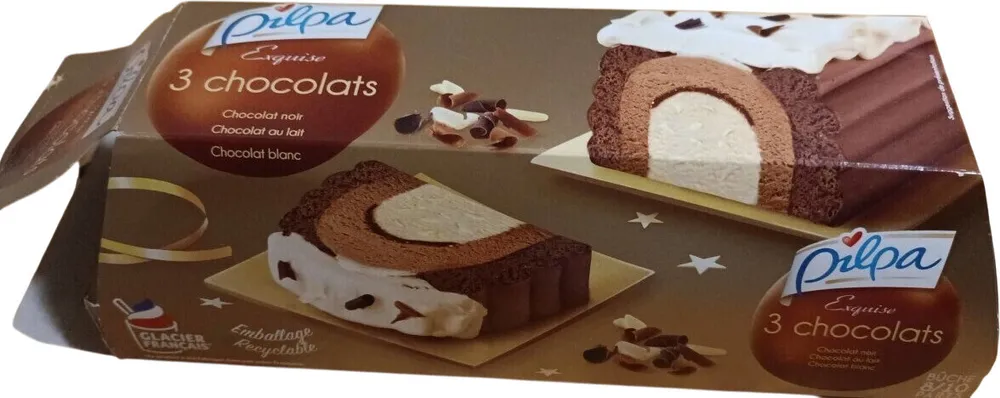 Glace 3 chocolats