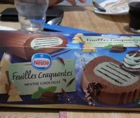 Feuilles craquante menthe chocolat