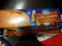 Buche feuilles craquantes vanille caramel