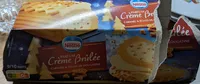 Bûche glacée parfum crème brûlée