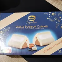 Vanille Bourbon caramel bûchettes individuelles
