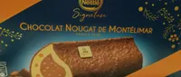 Bûche chocolat nougat de Montélimar