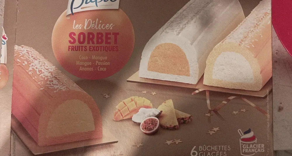 Sorbet fruits exotiques