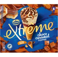 Cônes Extrême choco caramel x 6
