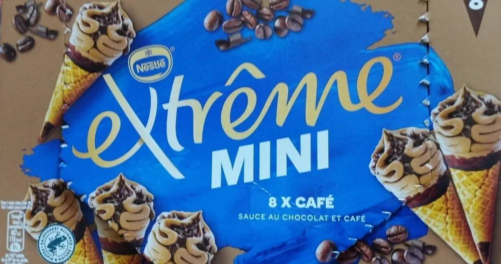 Extrême mini cône café x8