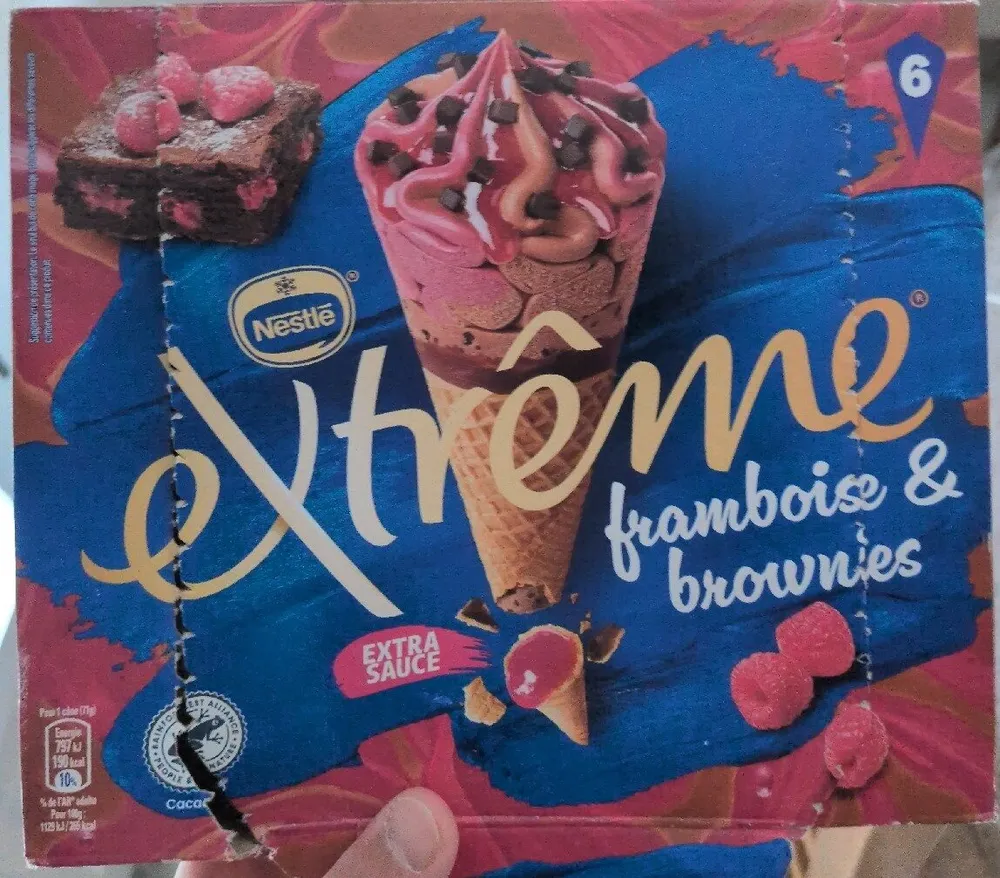 Extreme Framboise Brownie x6