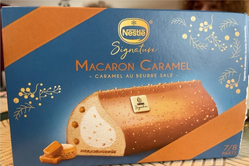 Macaron caramel