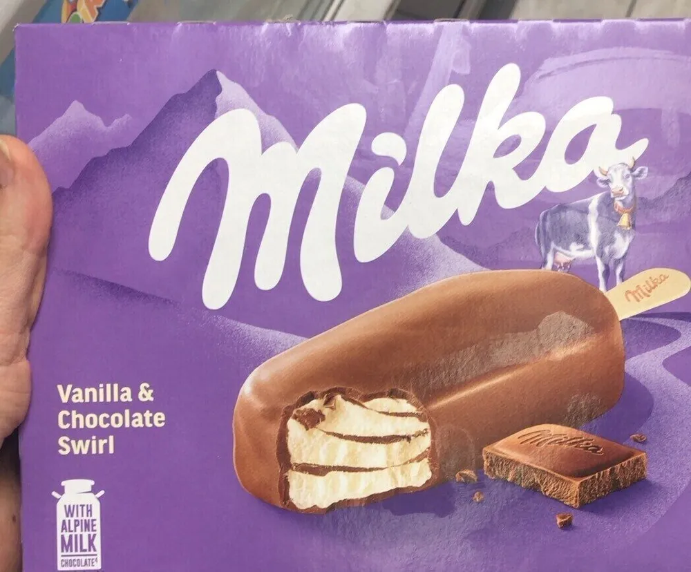 Vanilla & chocolate swirl