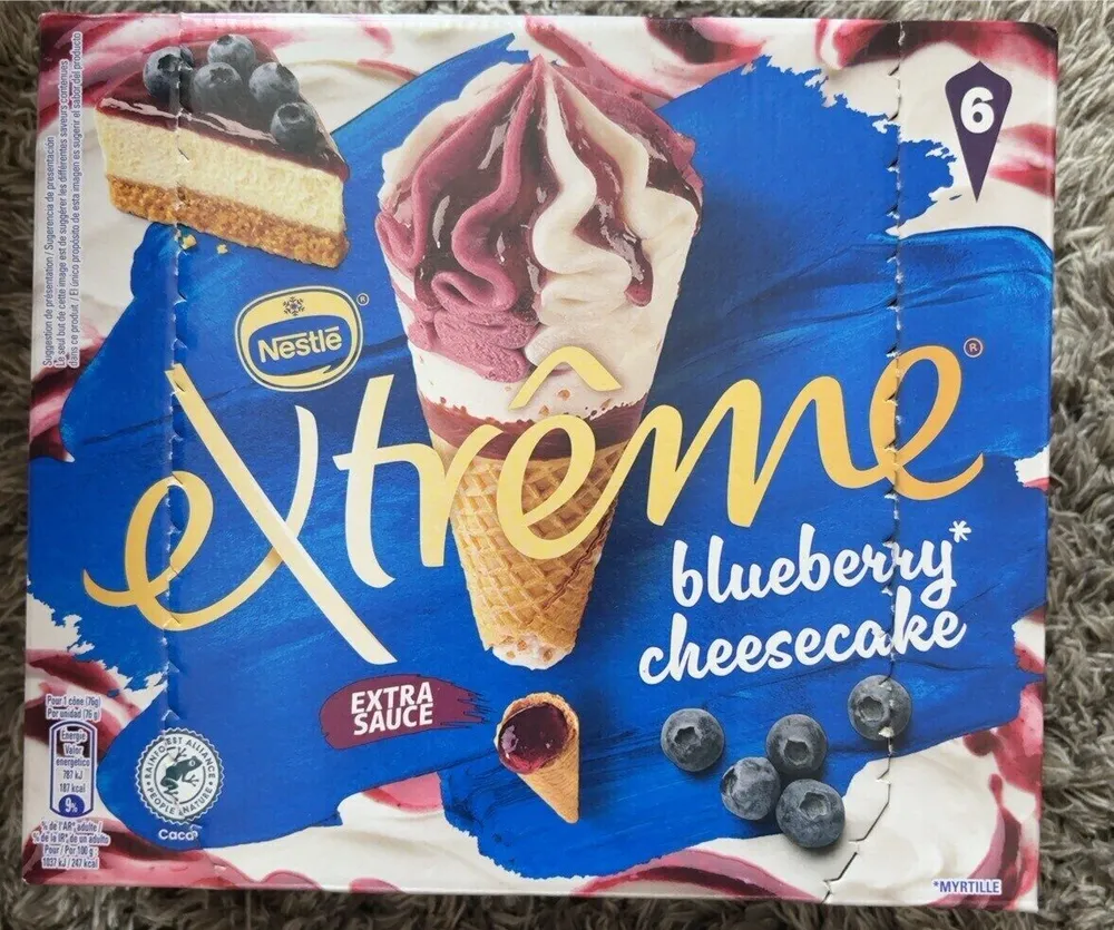 Extrême Blueberry Cheesecake