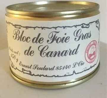 Bloc de foie gras de canard