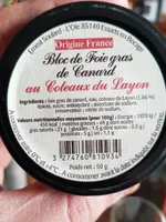 Bloc de foie gras de canard au coteaux du layon