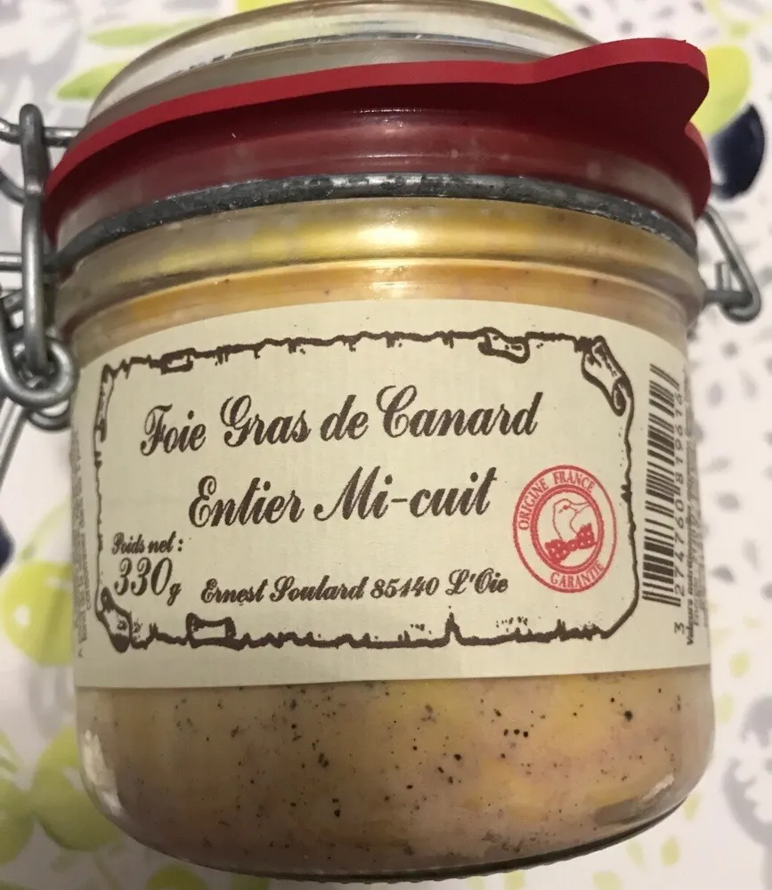 Foie gras de canard entier mi-cuir