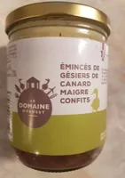 Émincés de gésiers de canard maigre confit