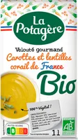 Velouté Gourmand de carottes lentilles corail de France