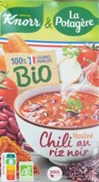 Chili au riz noir mouliné