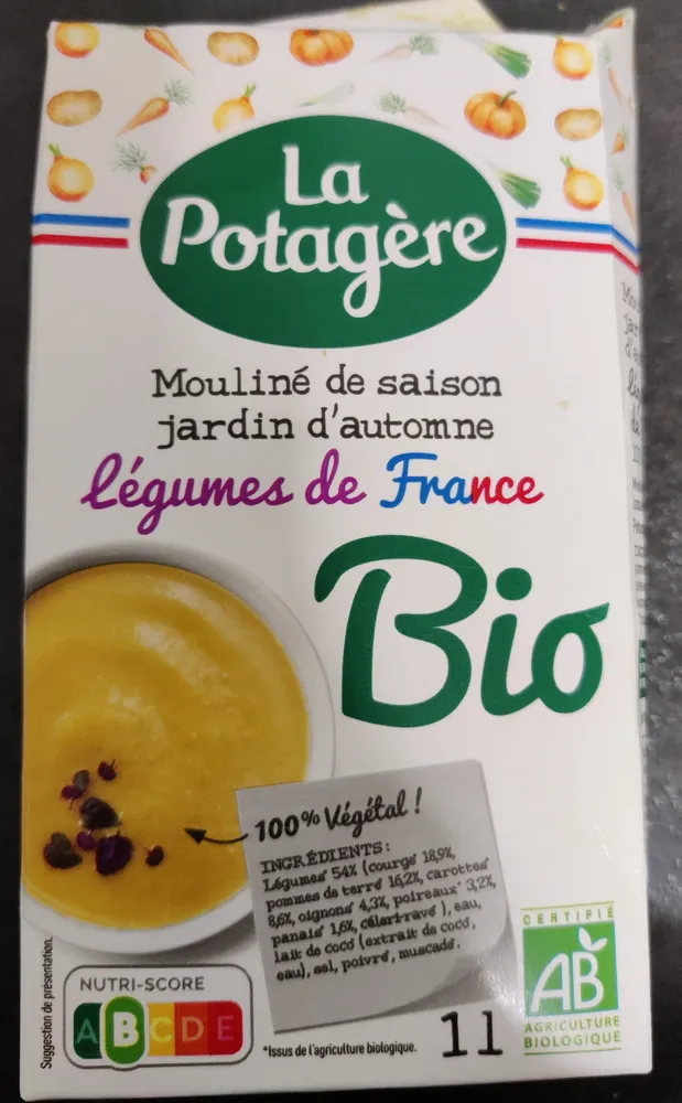 Mouliné de Saison Jardin d'Automne Légumes de France