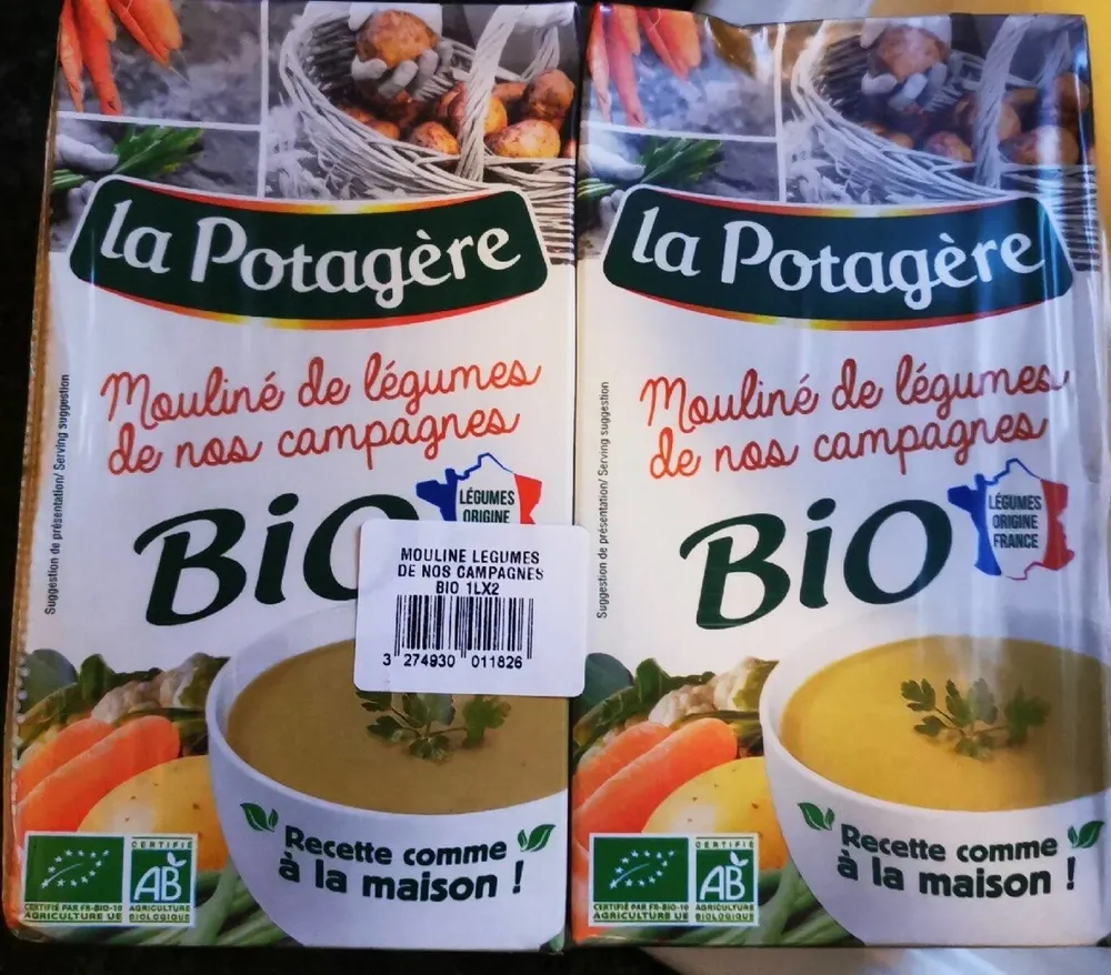 Mouliné de légumes de nos campagnes