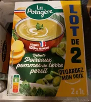 Velouté poireaux pommes de terre persil