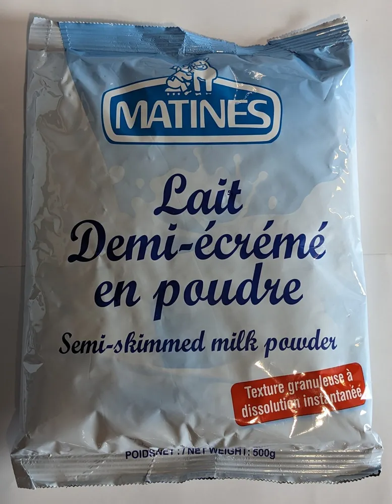 Lait demi-écrémé en poudre