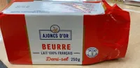 Beurre demi sel 100% francais