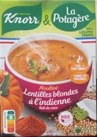 Mouliné Lentilles blondes à l'indienne lait de coco