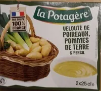 Velouté de poireaux, pommes de terre & persil
