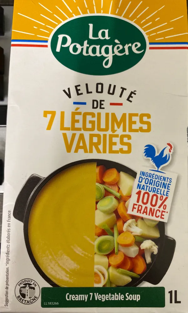 7 Vegetable Creamy Soup