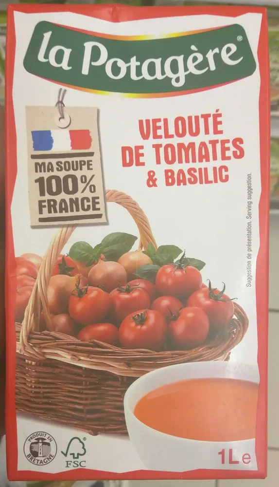 Velouté de tomates & basilic