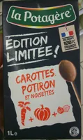 Velouté de carottes, potiron et noisettes