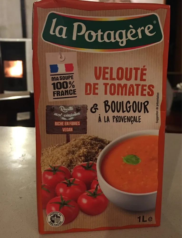 Velouté de tomates et boulgour à la provencale